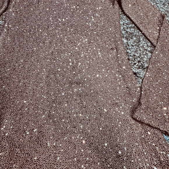 Belldini sparkly tunic sweater top size L - Picture 7 of 10